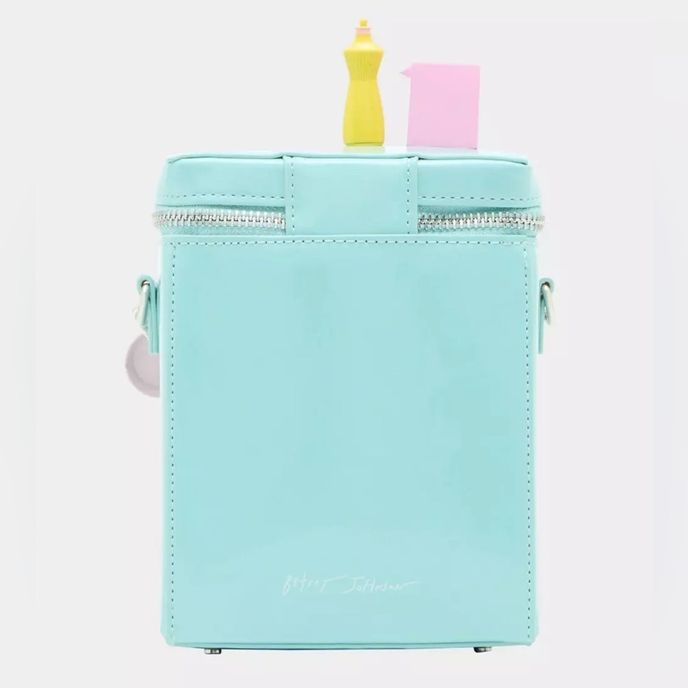 NWT Betsey Johnson Kitsch Clean Or Dirty Blue Crossbody Bag Dishwasher 🫧 - Picture 2 of 11